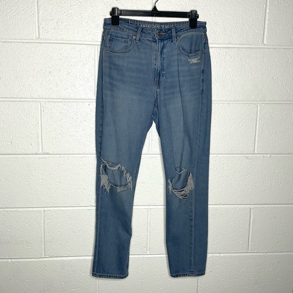 American Eagle Outfitters Denim - < American Eagle Distressed Mom Jeans >